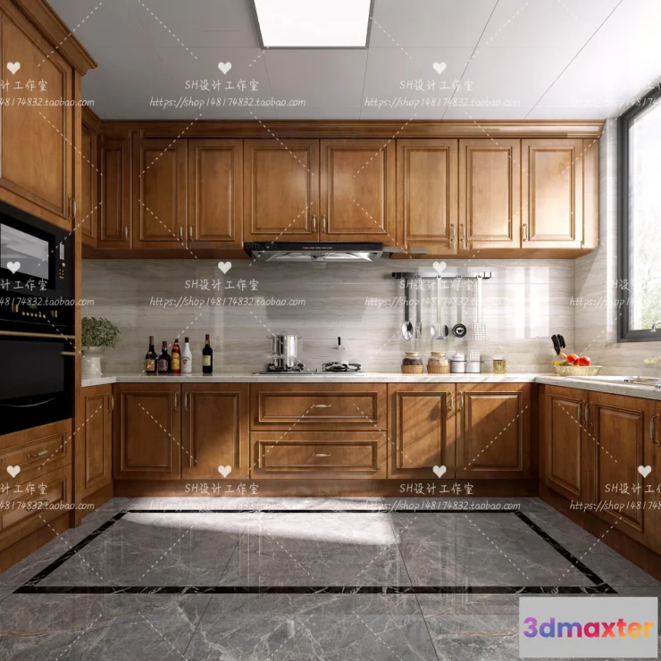 1117148 - KITCHEN 3D SCENES - VRAY RENDER - 123