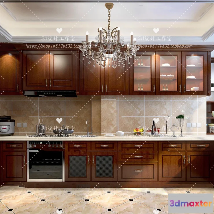1117150 - KITCHEN 3D SCENES - VRAY RENDER - 124
