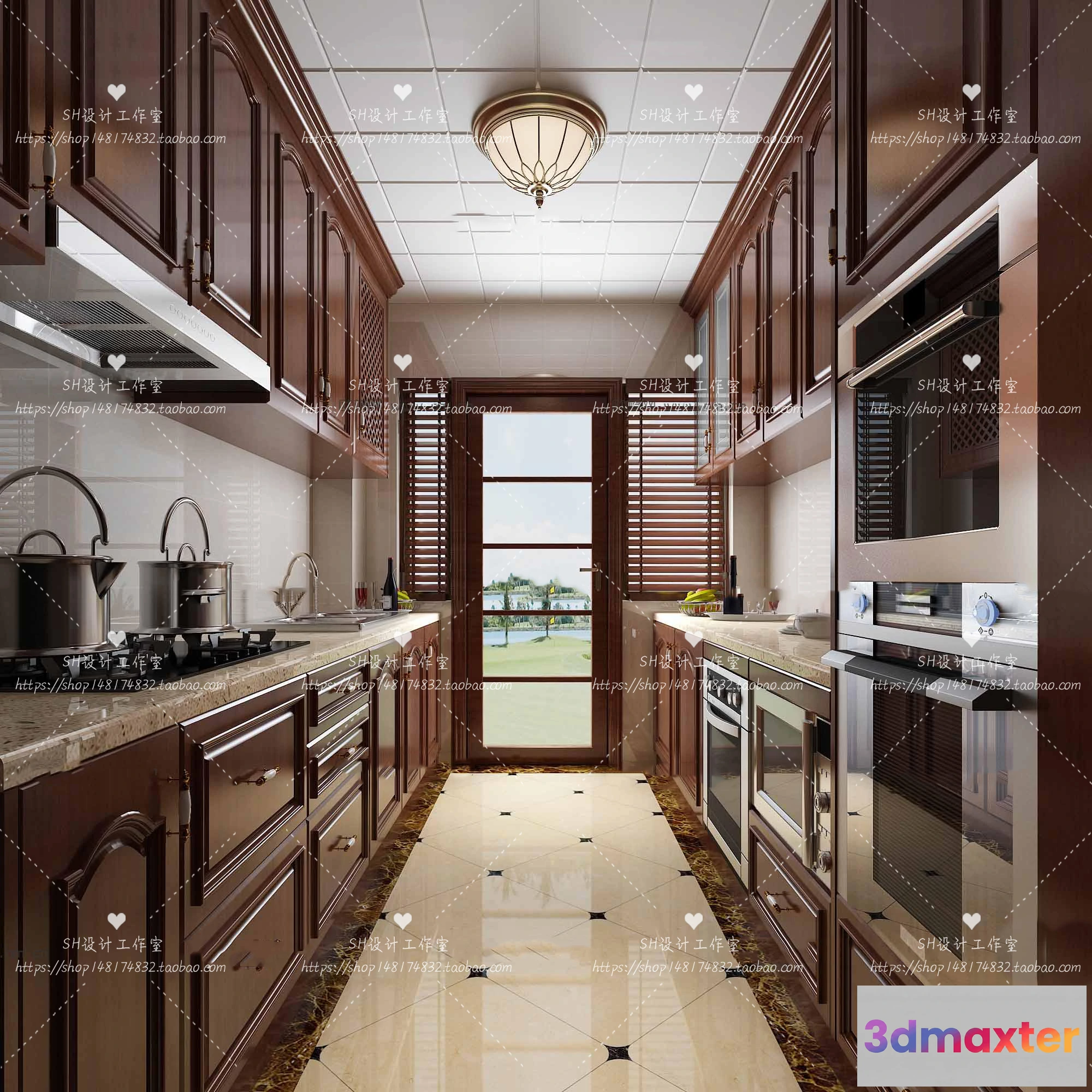 1117156 - KITCHEN 3D SCENES - VRAY RENDER - 127