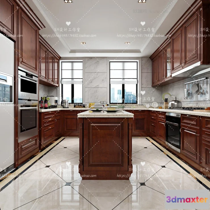 1117162 - KITCHEN 3D SCENES - VRAY RENDER - 130