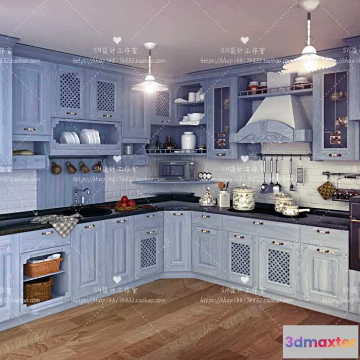 1117176 - KITCHEN 3D SCENES - VRAY RENDER - 137