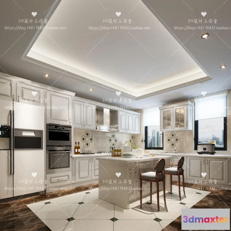 1117188 - KITCHEN 3D SCENES - VRAY RENDER - 143