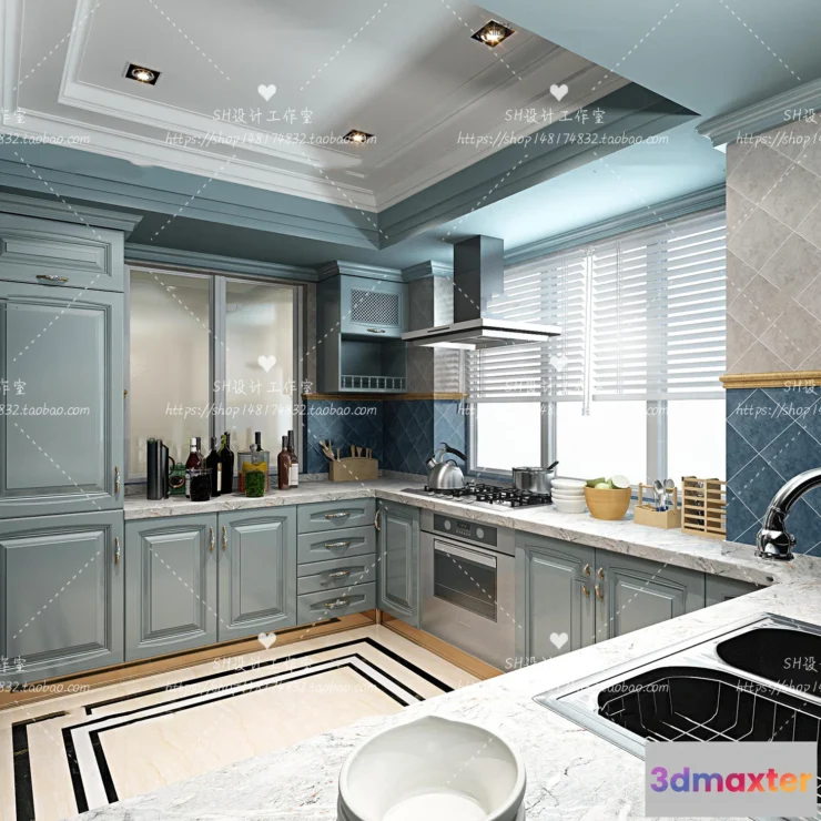 1117216 - KITCHEN 3D SCENES - VRAY RENDER - 157