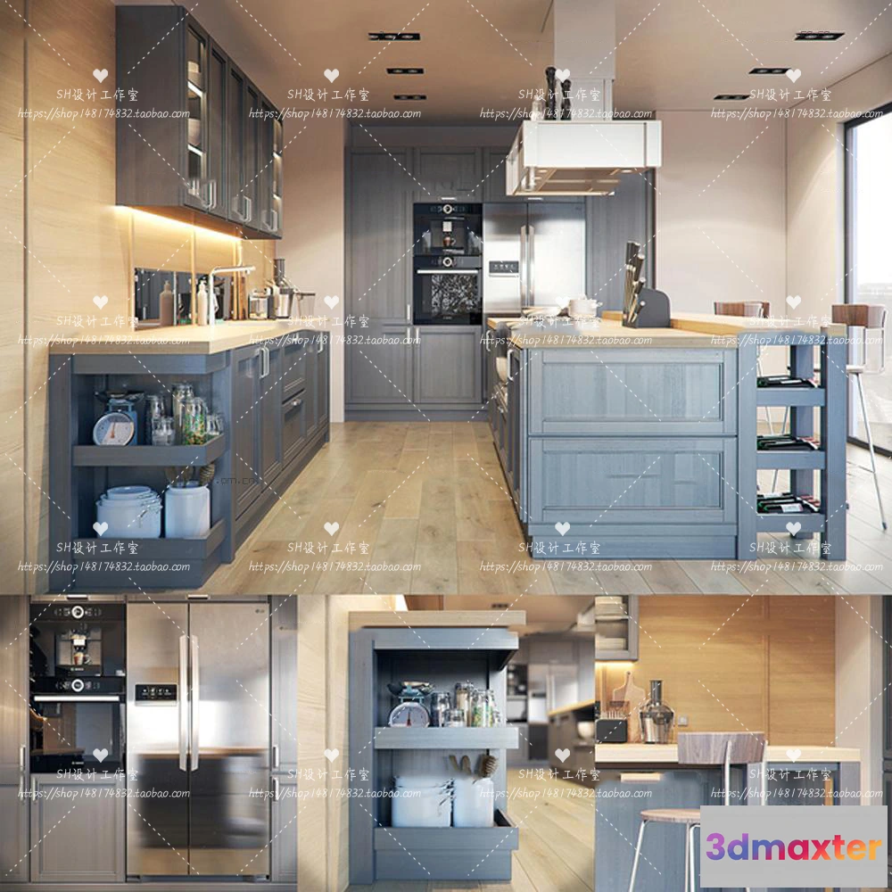 1117218 - KITCHEN 3D SCENES - VRAY RENDER - 158