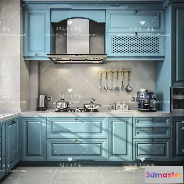 1117222 - KITCHEN 3D SCENES - VRAY RENDER - 160