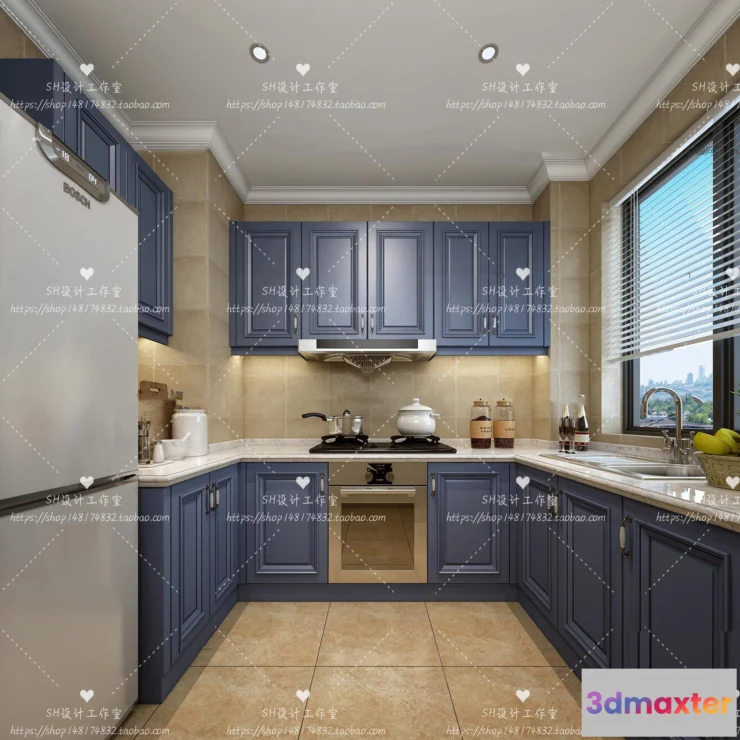 1117224 - KITCHEN 3D SCENES - VRAY RENDER - 161