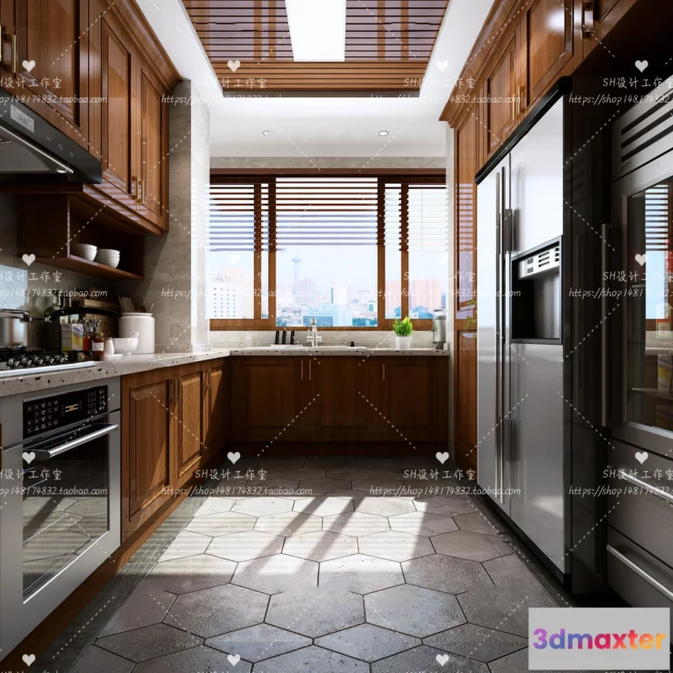 1117242 - KITCHEN 3D SCENES - VRAY RENDER - 170