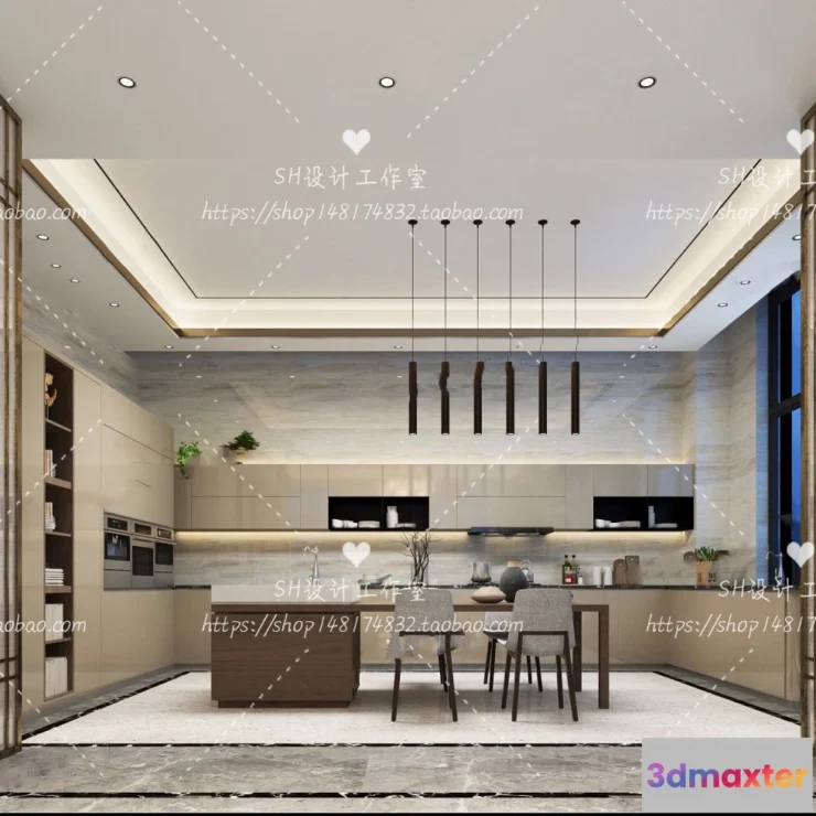 1117258 - KITCHEN 3D SCENES - VRAY RENDER - 178