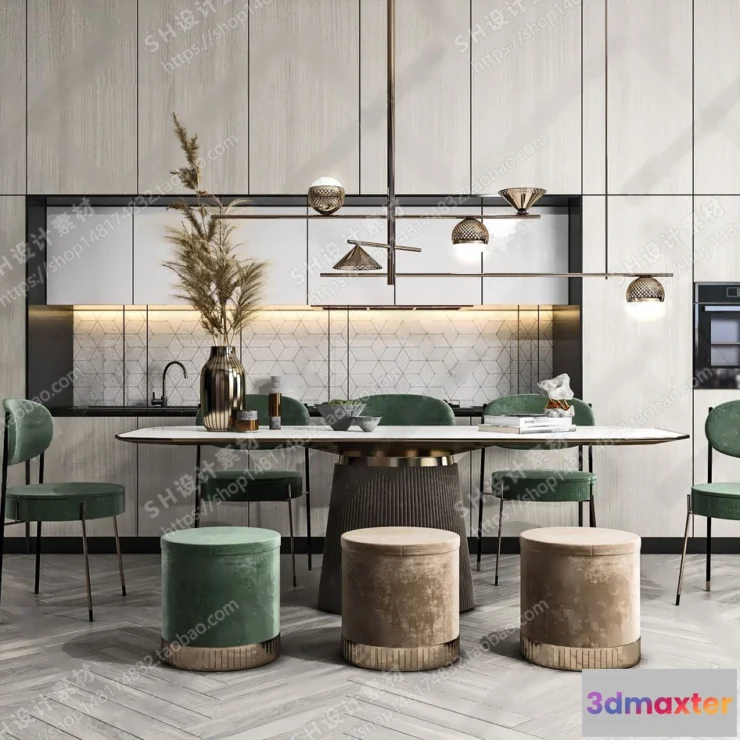 1127004 - Table And Chairs - 3D Models - 0637