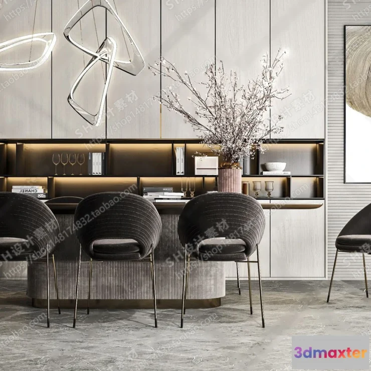 1127008 - Table And Chairs - 3D Models - 0639