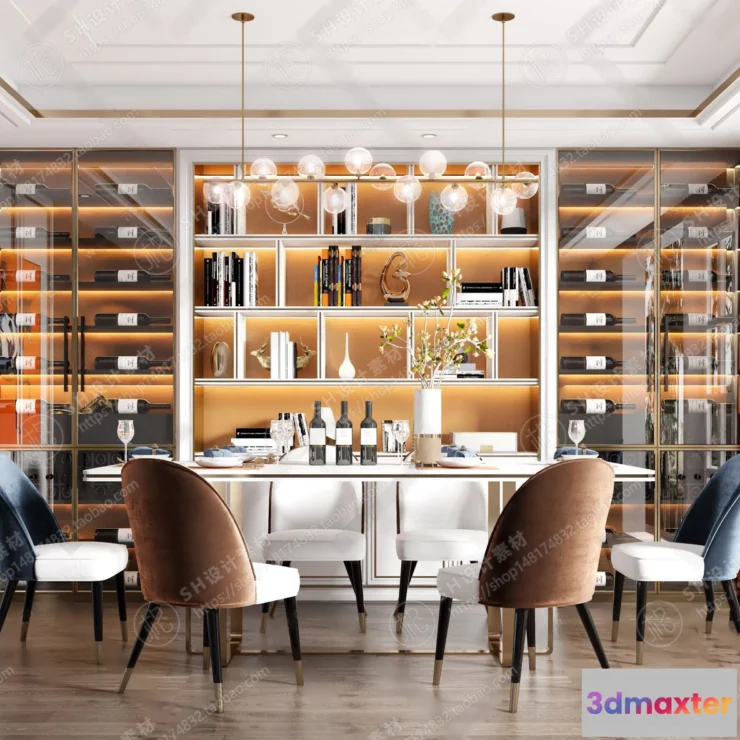 1127010 - Table And Chairs - 3D Models - 0640