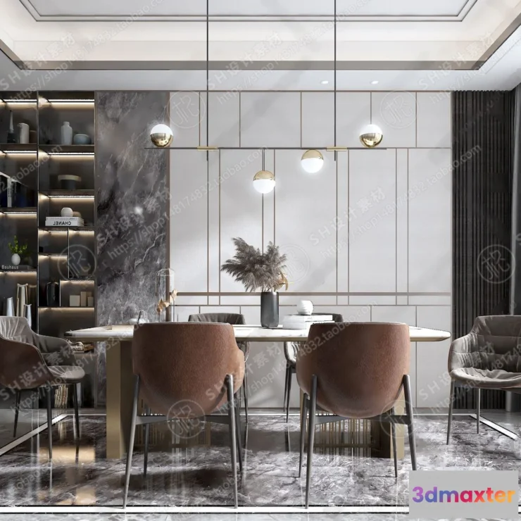 1127014 - Table And Chairs - 3D Models - 0642