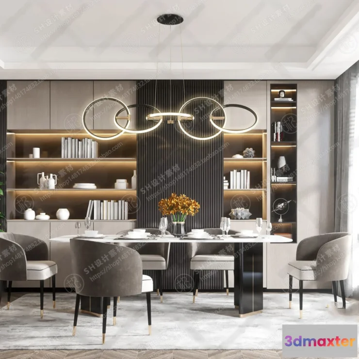 1127024 - Table And Chairs - 3D Models - 0647