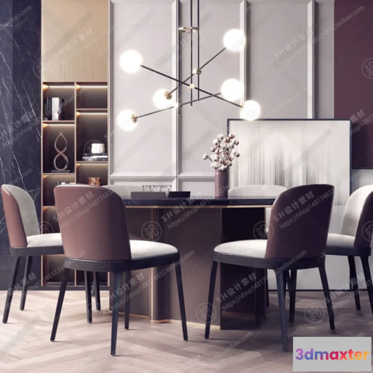 1127096 - Table And Chairs - 3D Models - 0683