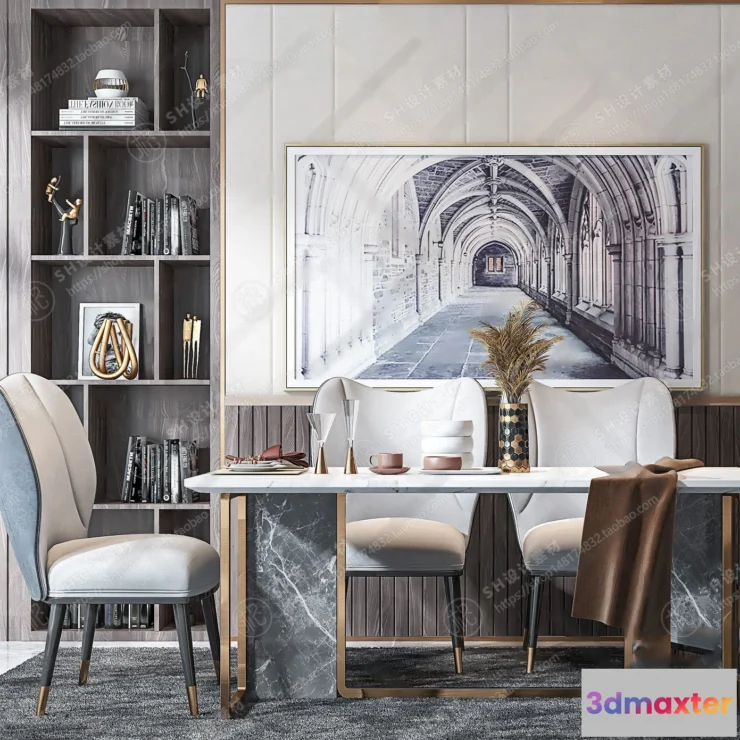 1127128 - Table And Chairs - 3D Models - 0699