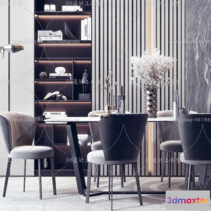 1127130 - Table And Chairs - 3D Models - 0700