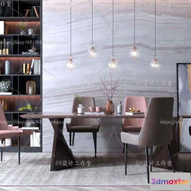 1127136 - Table And Chairs - 3D Models - 0703