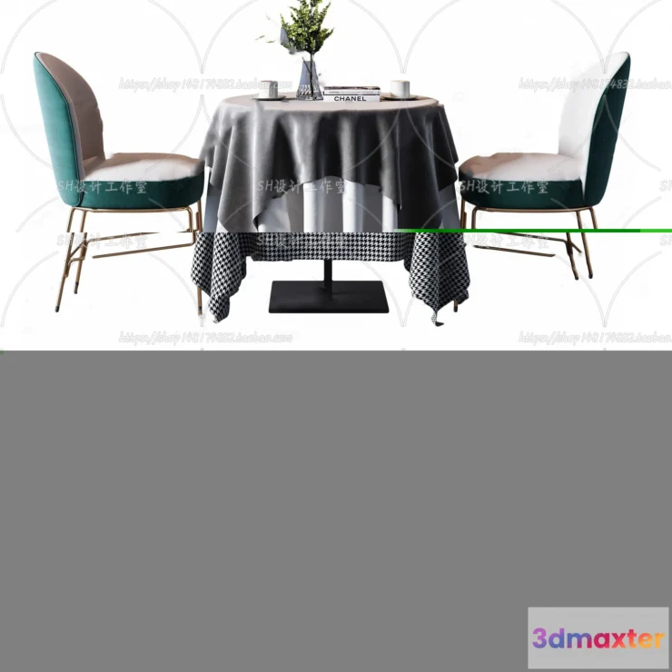 1127150 - Table And Chairs - 3D Models - 0710