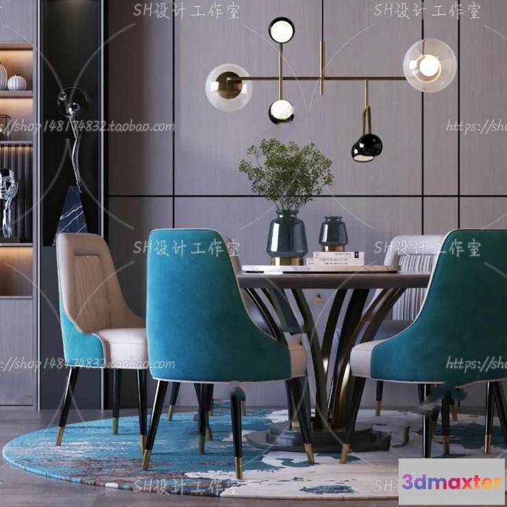 1127152 - Table And Chairs - 3D Models - 0711