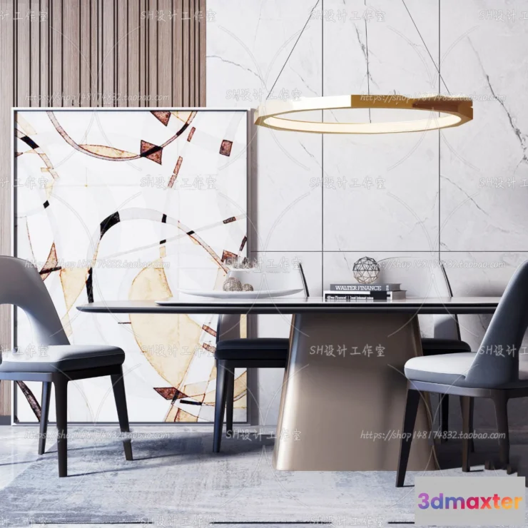 1127156 - Table And Chairs - 3D Models - 0713