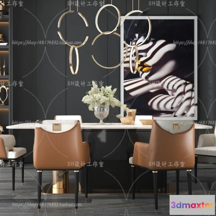 1127160 - Table And Chairs - 3D Models - 0715