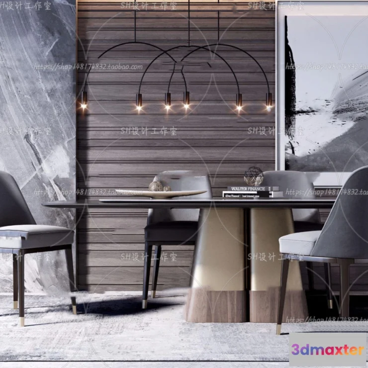 1127170 - Table And Chairs - 3D Models - 0720