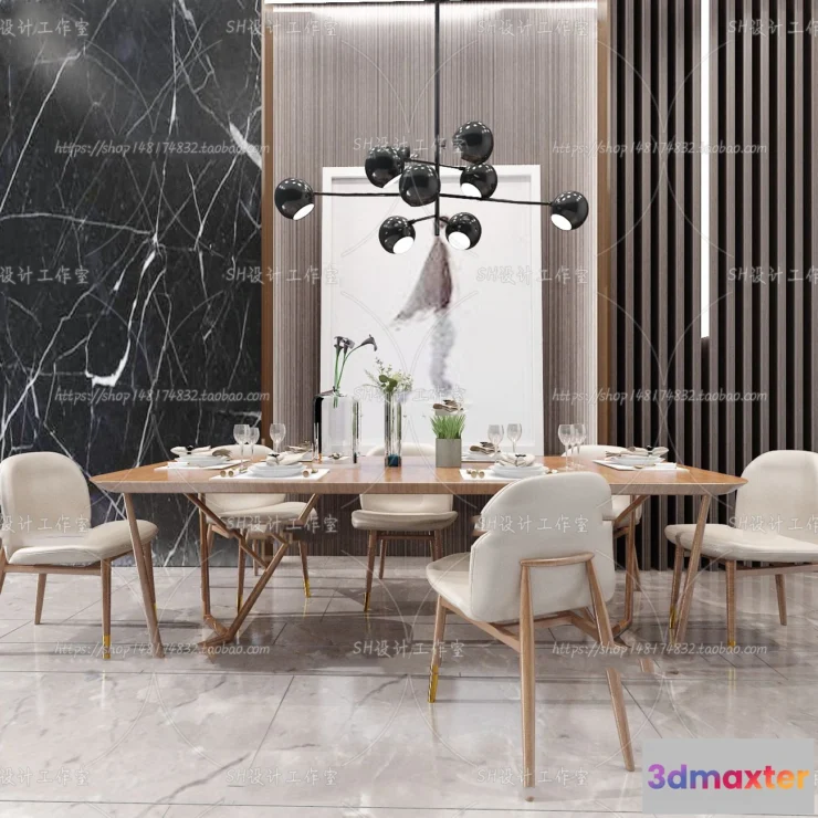 1127172 - Table And Chairs - 3D Models - 0721