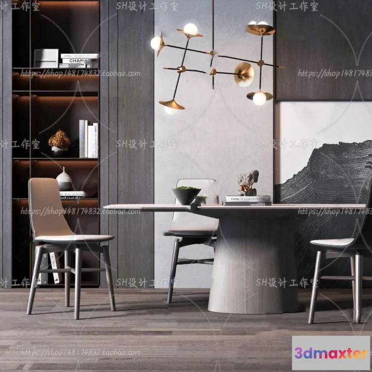 1127176 - Table And Chairs - 3D Models - 0723