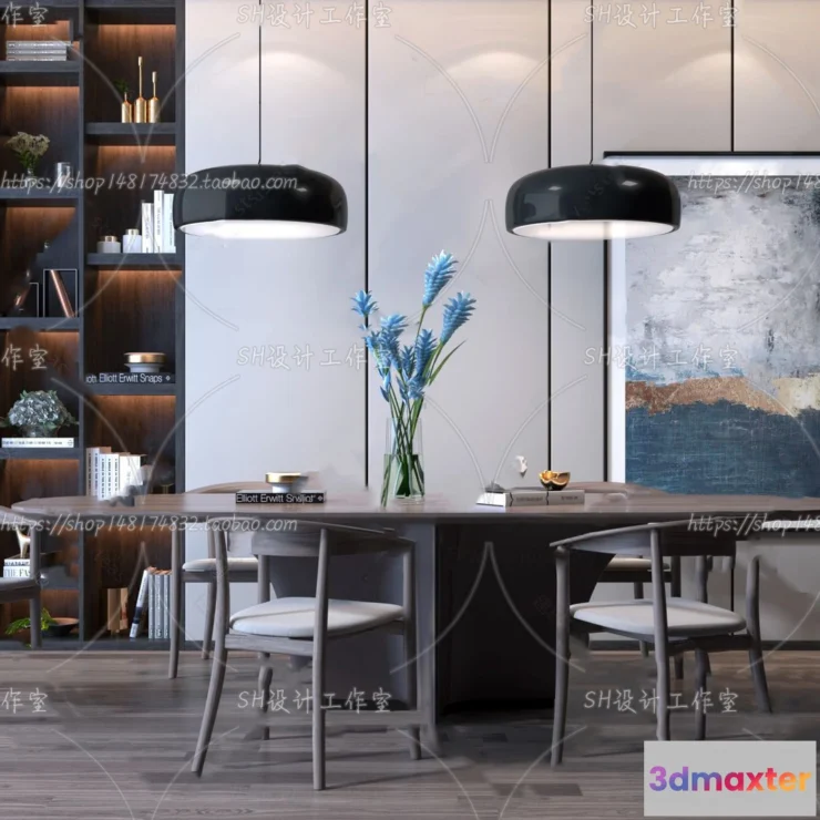 1127178 - Table And Chairs - 3D Models - 0724