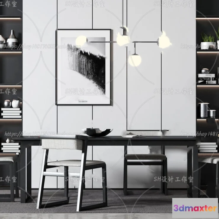 1127180 - Table And Chairs - 3D Models - 0725