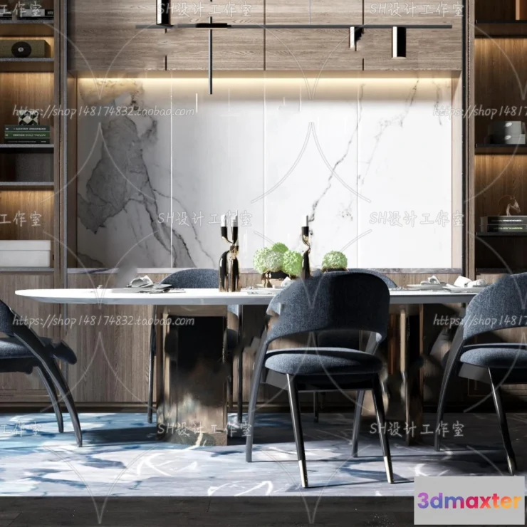 1127186 - Table And Chairs - 3D Models - 0728