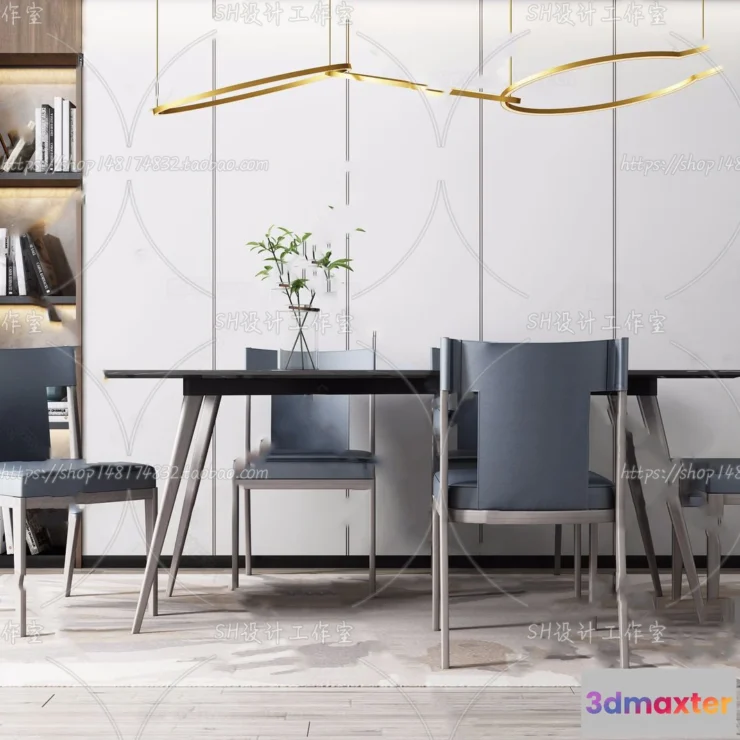 1127210 - Table And Chairs - 3D Models - 0740