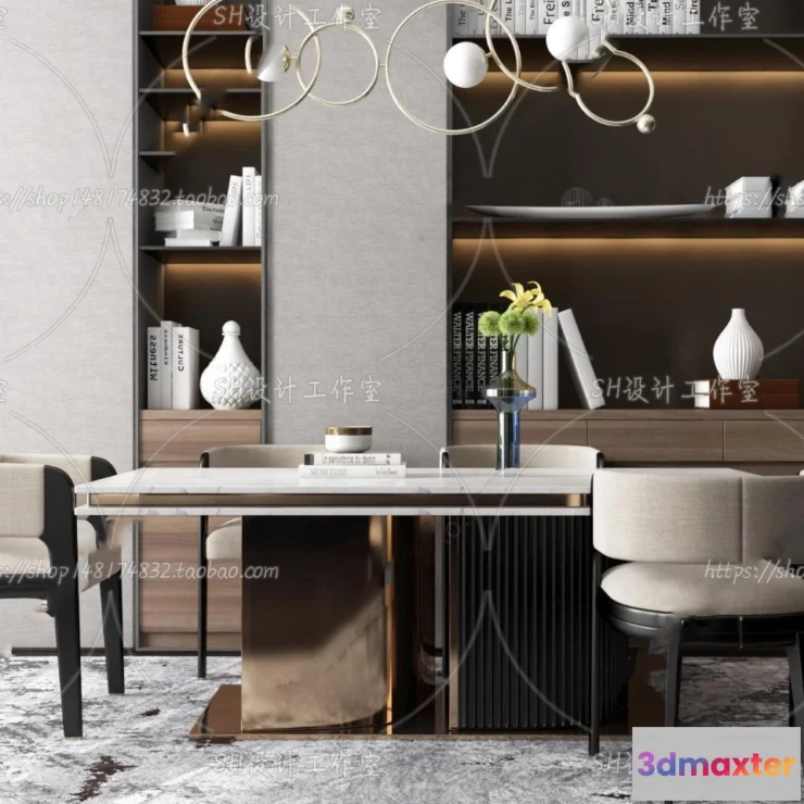 1127252 - Table And Chairs - 3D Models - 0761