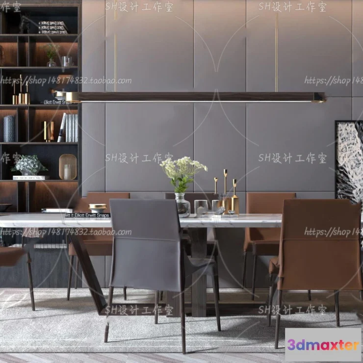 1127284 - Table And Chairs - 3D Models - 0777