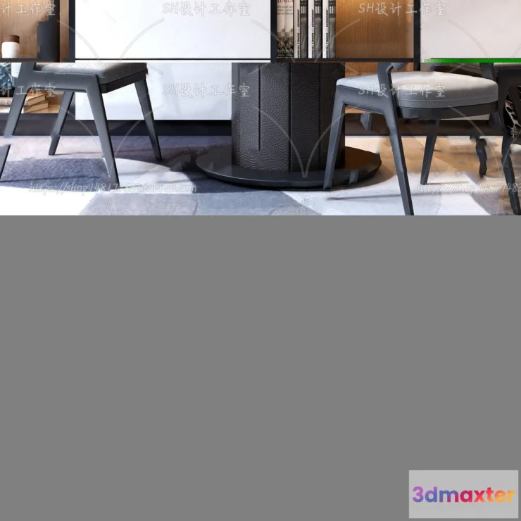 1127294 - Table And Chairs - 3D Models - 0782