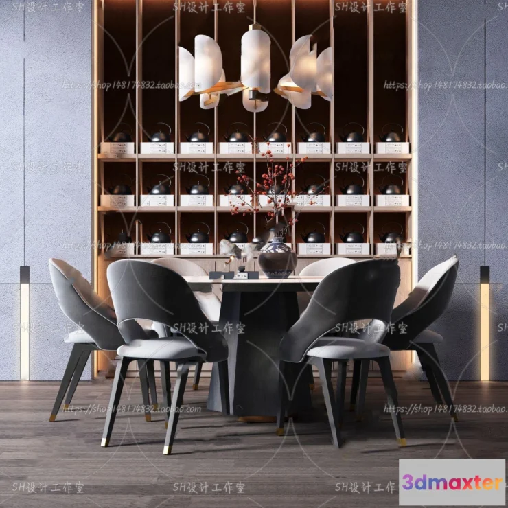 1127296 - Table And Chairs - 3D Models - 0783