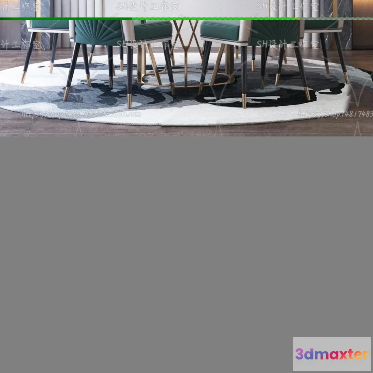 1127298 - Table And Chairs - 3D Models - 0784