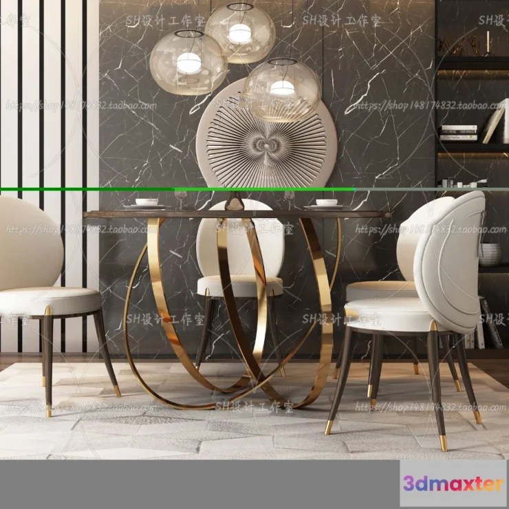 1127300 - Table And Chairs - 3D Models - 0785