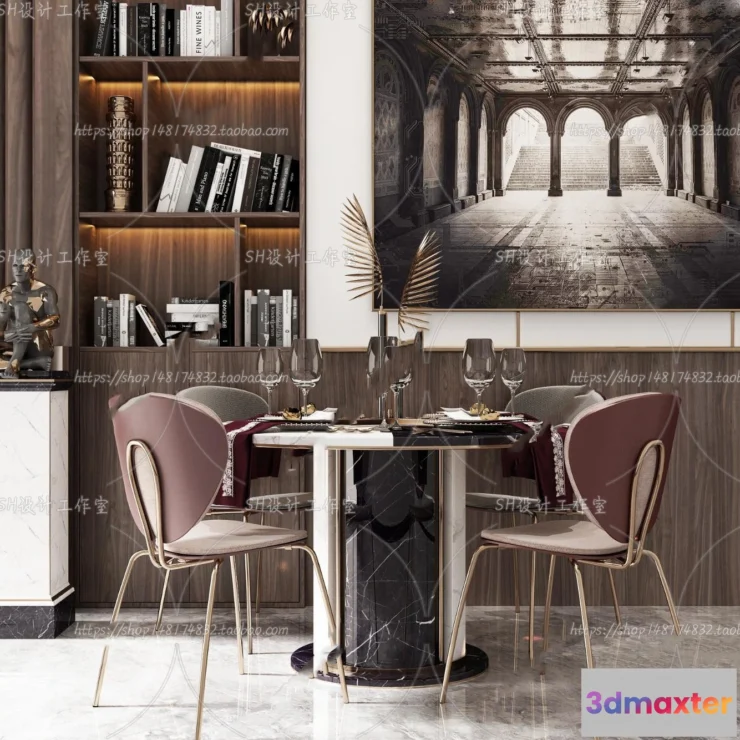 1127306 - Table And Chairs - 3D Models - 0788