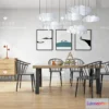 1127414 - Table And Chairs - 3D Models - 0842