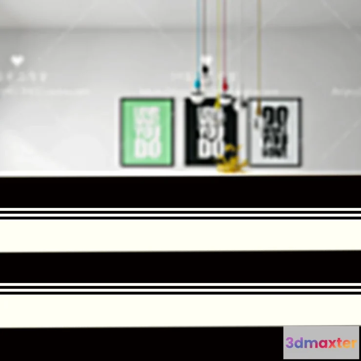 1127416 - Table And Chairs - 3D Models - 0843