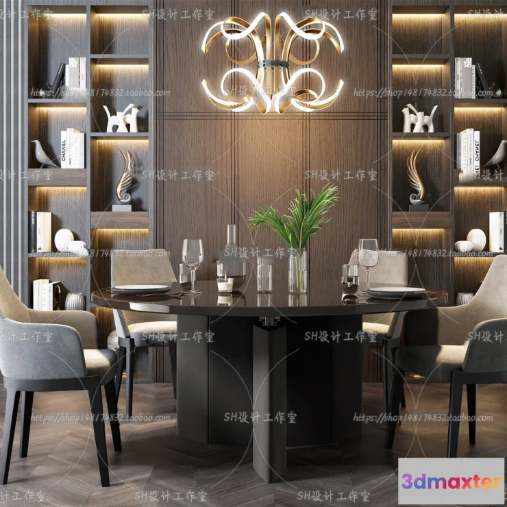 1127472 - Table And Chairs - 3D Models - 0871