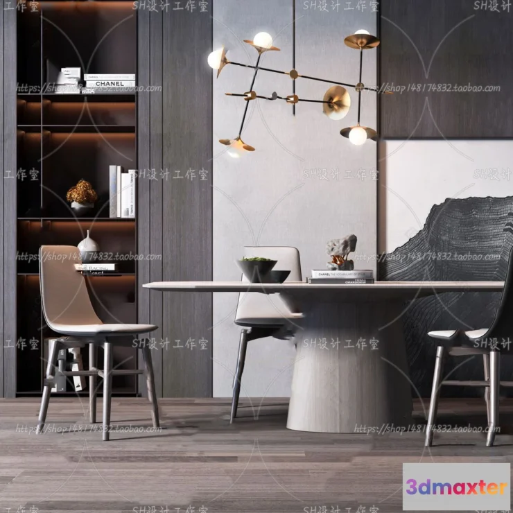 1127504 - Table And Chairs - 3D Models - 0887