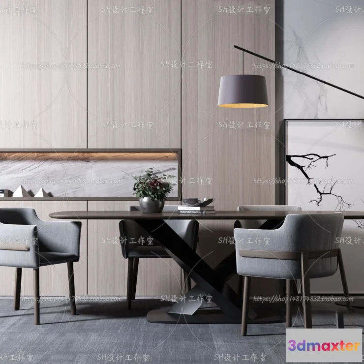 1127522 - Table And Chairs - 3D Models - 0896