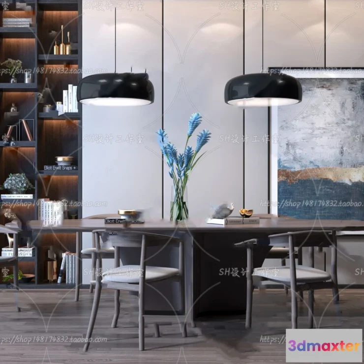 1127526 - Table And Chairs - 3D Models - 0898