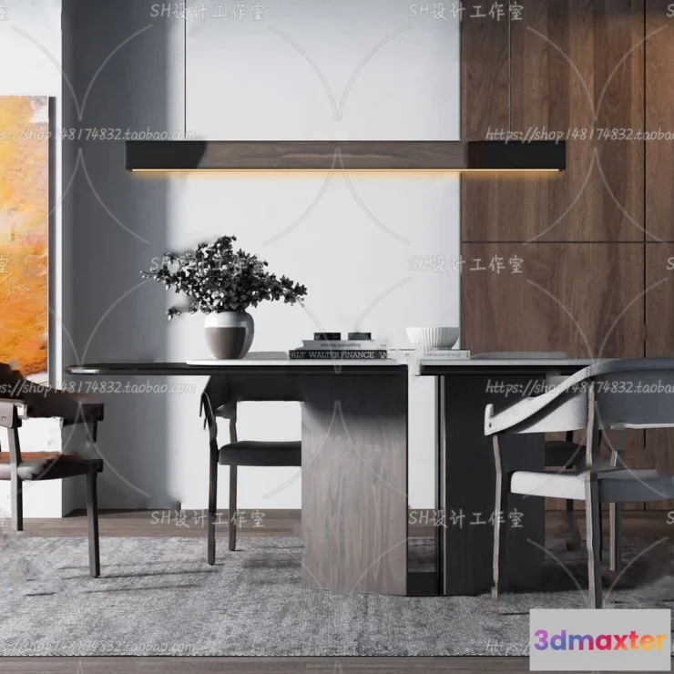 1127544 - Table And Chairs - 3D Models - 0907