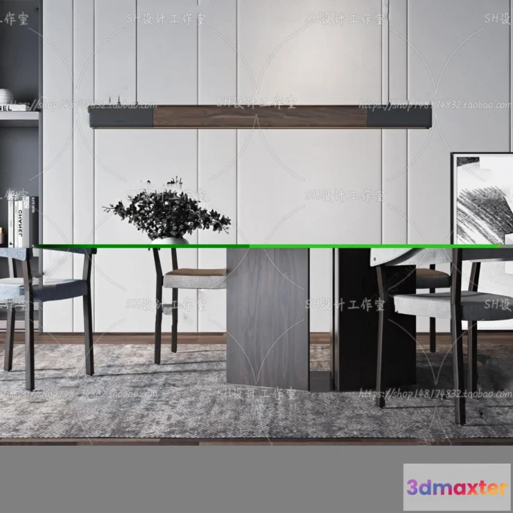 1127552 - Table And Chairs - 3D Models - 0911