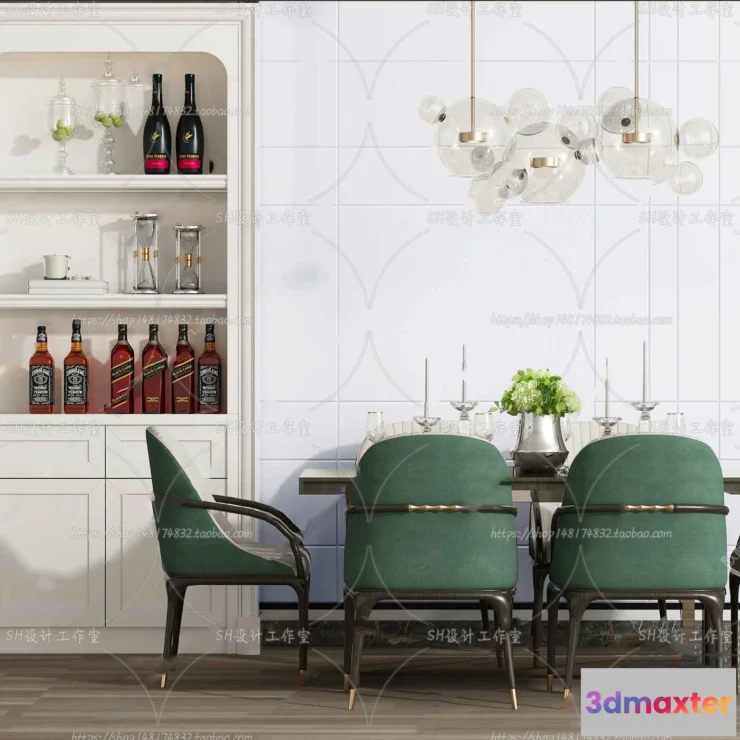 1127560 - Table And Chairs - 3D Models - 0915