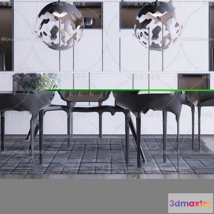 1127580 - Table And Chairs - 3D Models - 0925