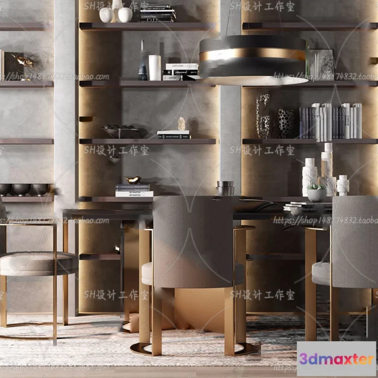 1127582 - Table And Chairs - 3D Models - 0926